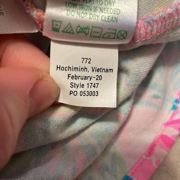 Lilly Pulitzer Lana Skort Romper in Unicorn Of The Sea - Picture 9 of 10